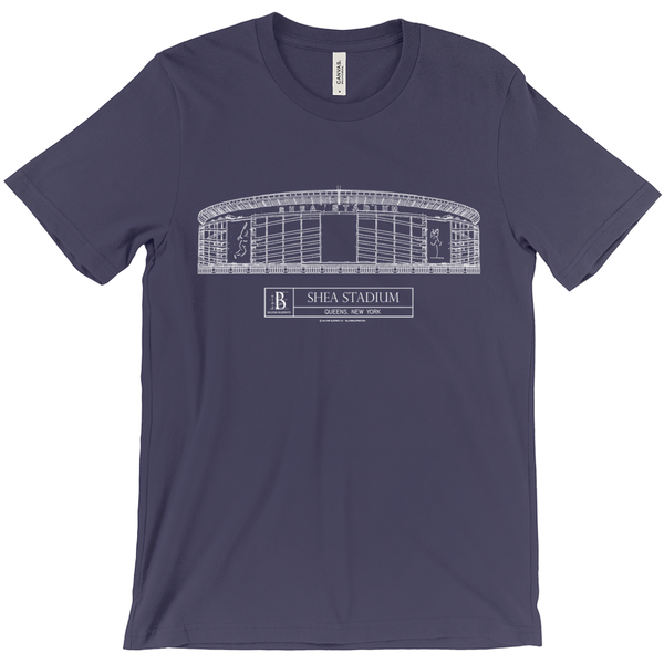 LA Dodgers - Dodger Stadium (White) Team Colors T-shirt – Ballpark  Blueprints