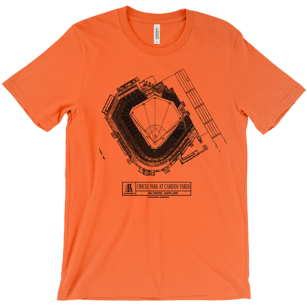 Heathered Gray Baltimore Orioles Team Baseball Card Shirt - Peanutstee