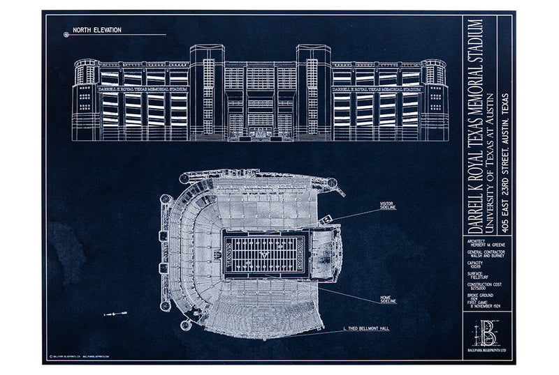 Darrell Royal Seating Chart