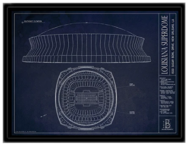 Atlanta Braves Turner Field Framed Aerial Photo F7501A