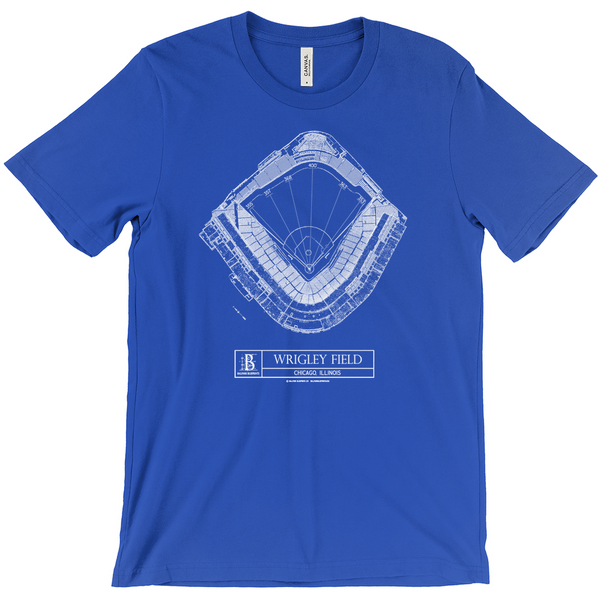 Chicago Cubs Wrigley Field By Buck Tee T-shirt