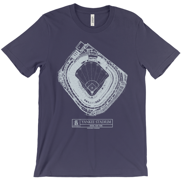 New York Yankees Homage Yankee Stadium Tri-Blend T-Shirt - Gray