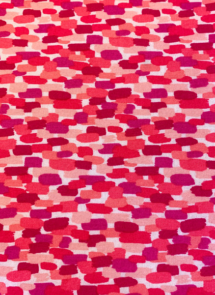 pink geometric fabric