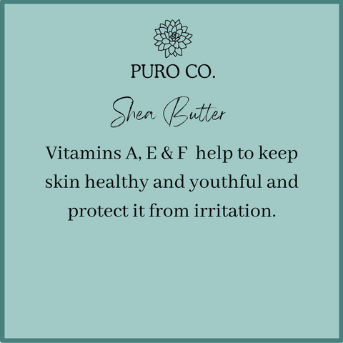Vitamins A, E & F  help to keep skin healthy and youthful and protect it from irritation.