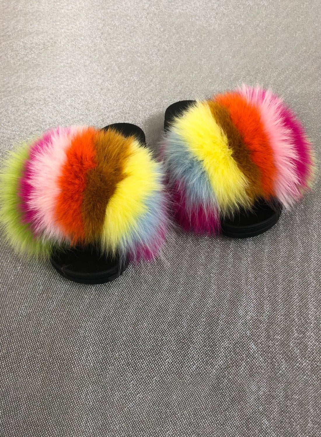 rainbow furry slides