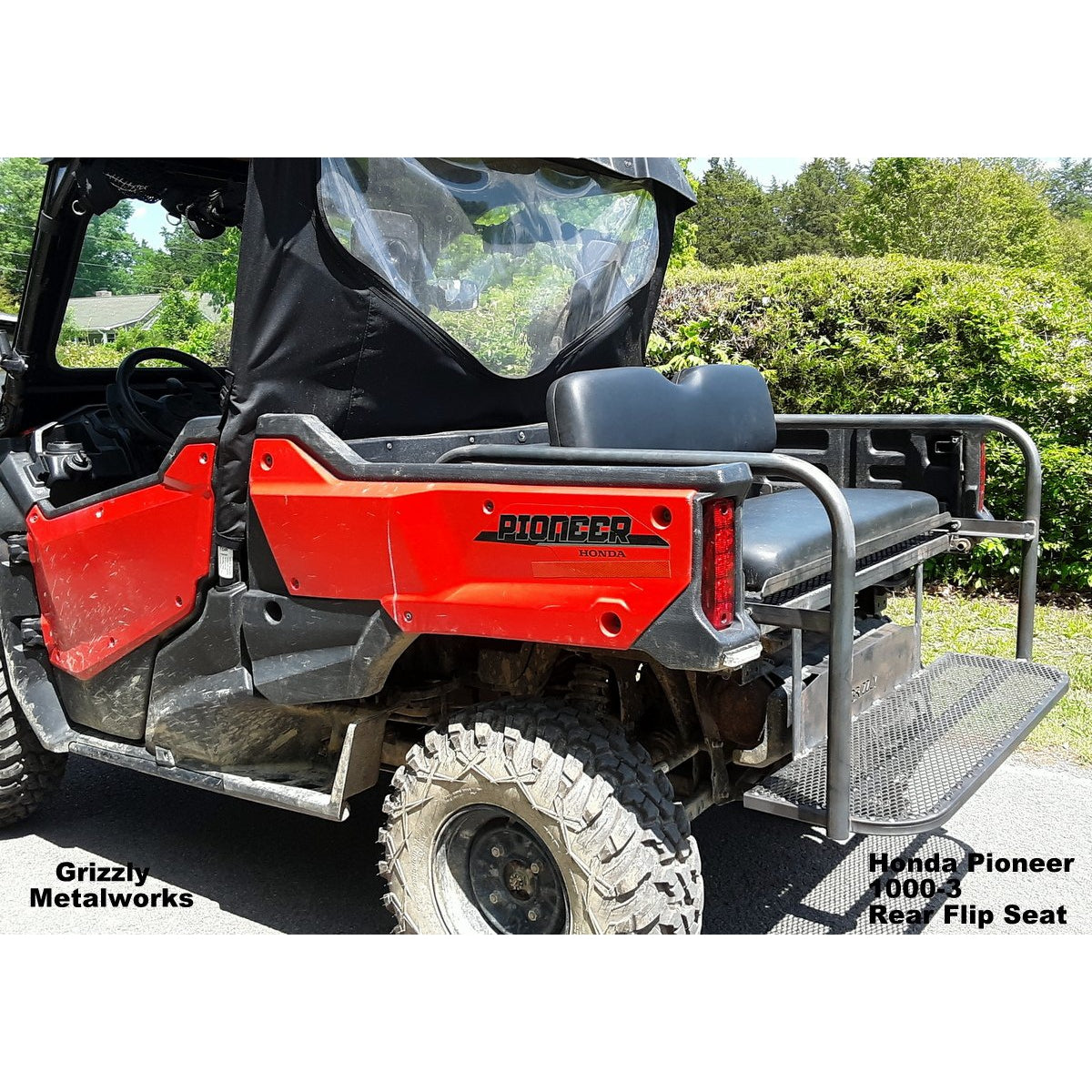 UTV/Side x Side, Honda Pioneer 500 & 520's Rear Welded Flip Seats