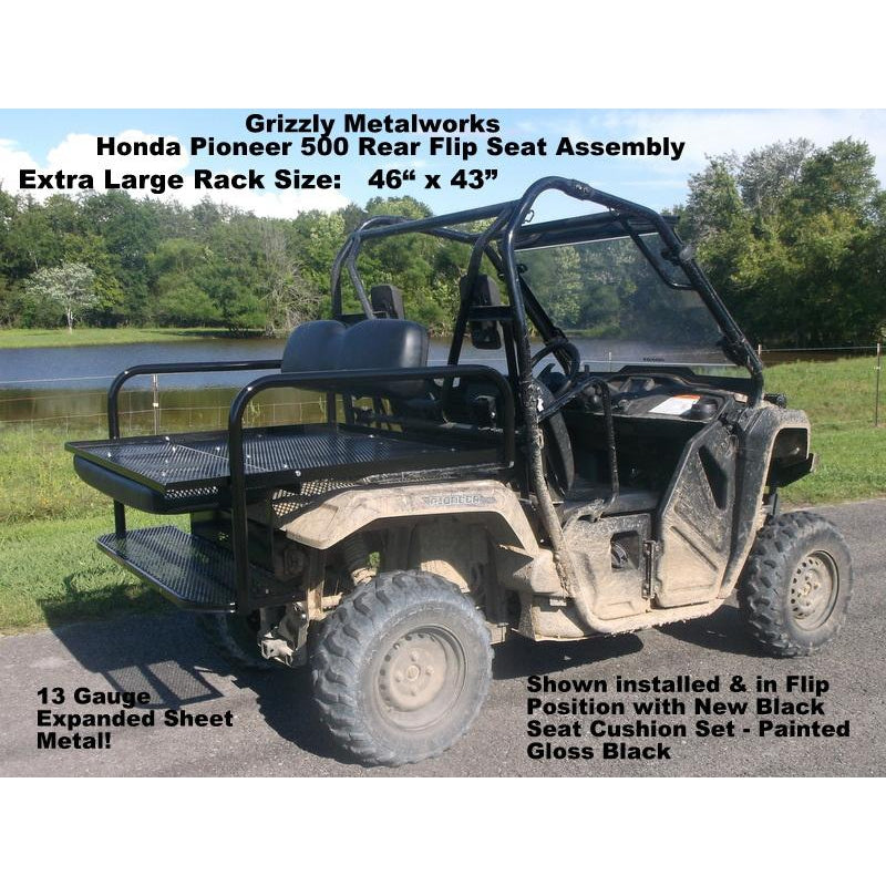 UTV/Side x Side, Honda Pioneer 500 & 520's Rear Welded Flip Seats