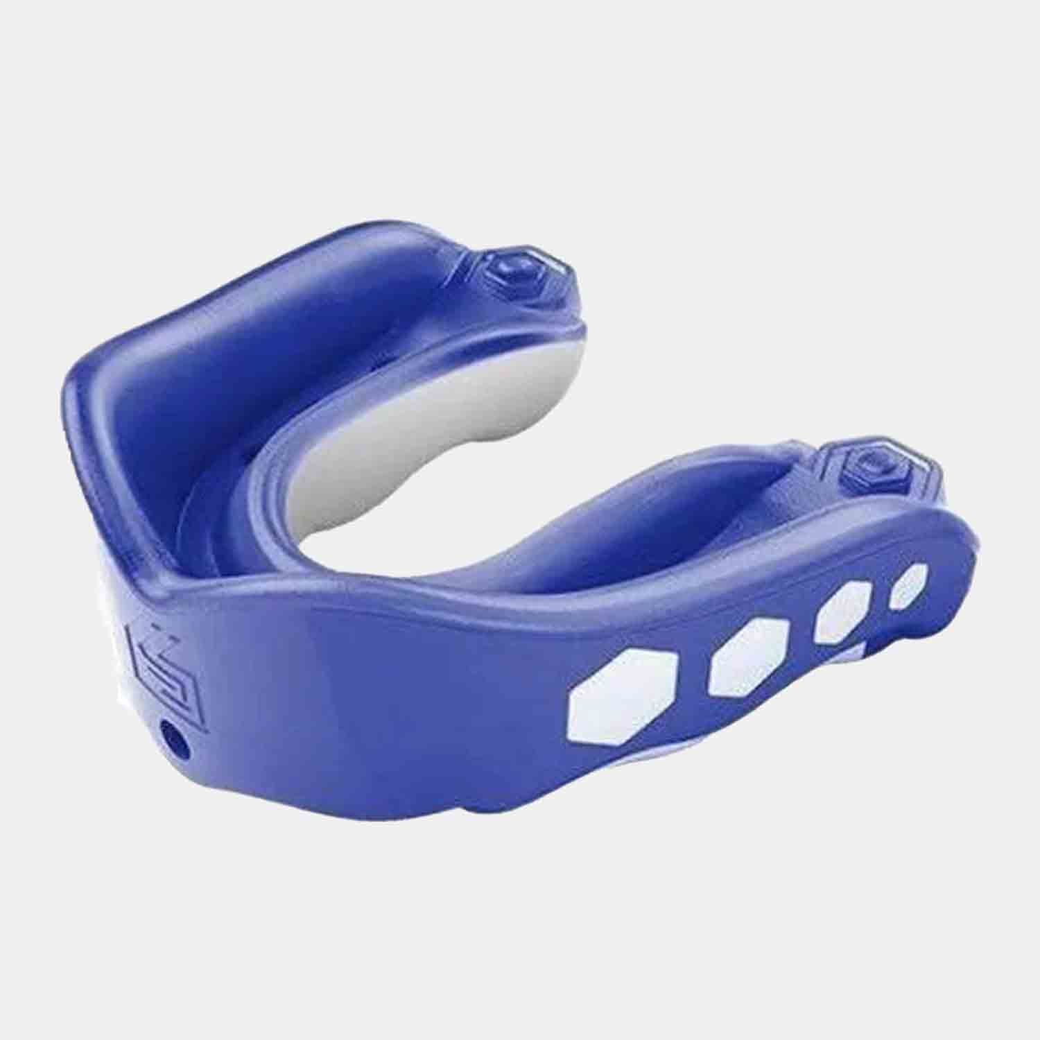 Shock Doctor Youth Gel Max Blue Raspberry Flavor Fusion Convertible Mouthguard