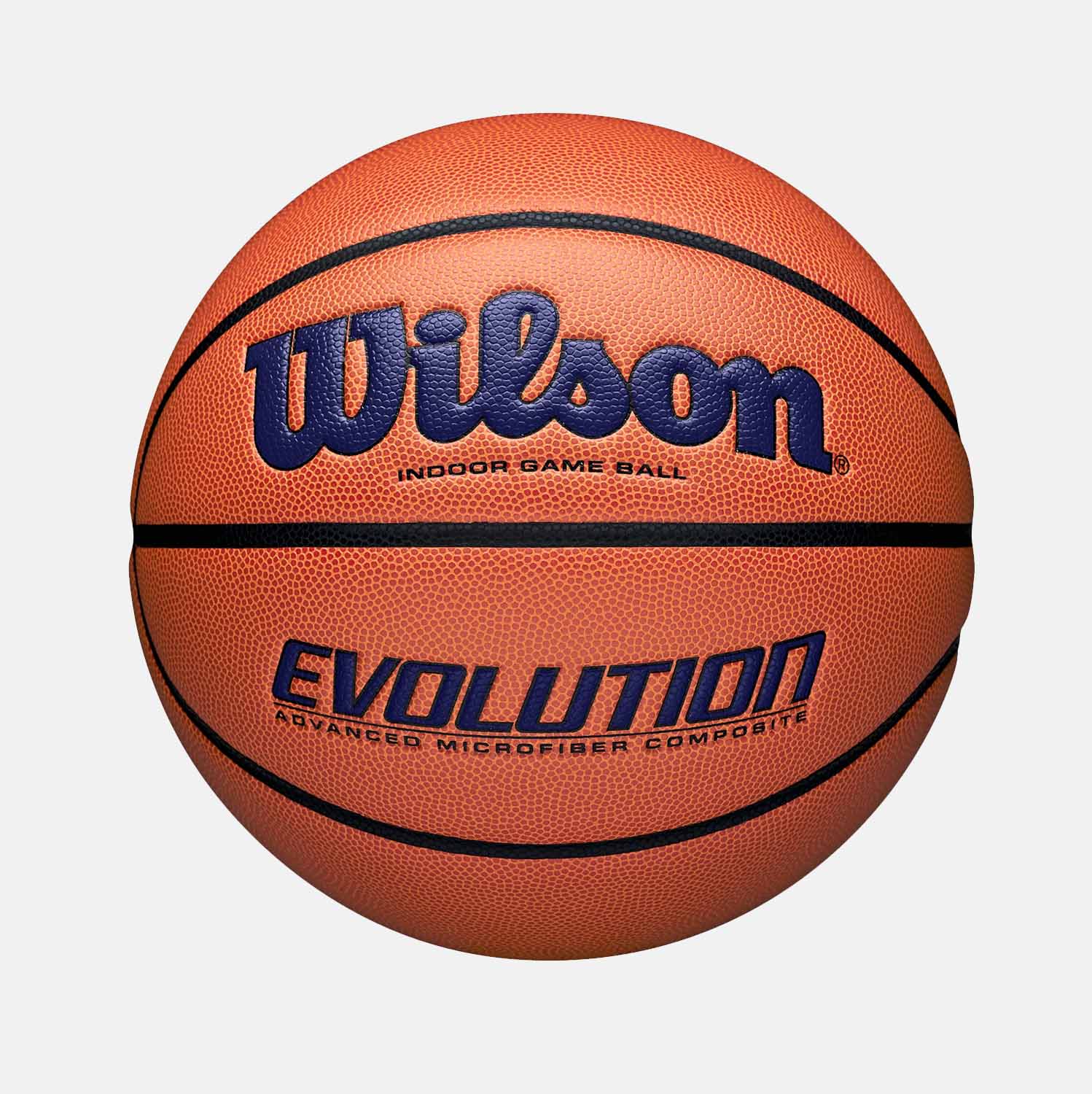 Evolution 28.5 Game Basketball, Orange/Navy