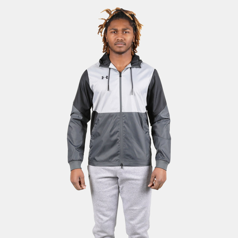 Under Armour Ua Rush Legacy Windbreaker Jacket in White for Men