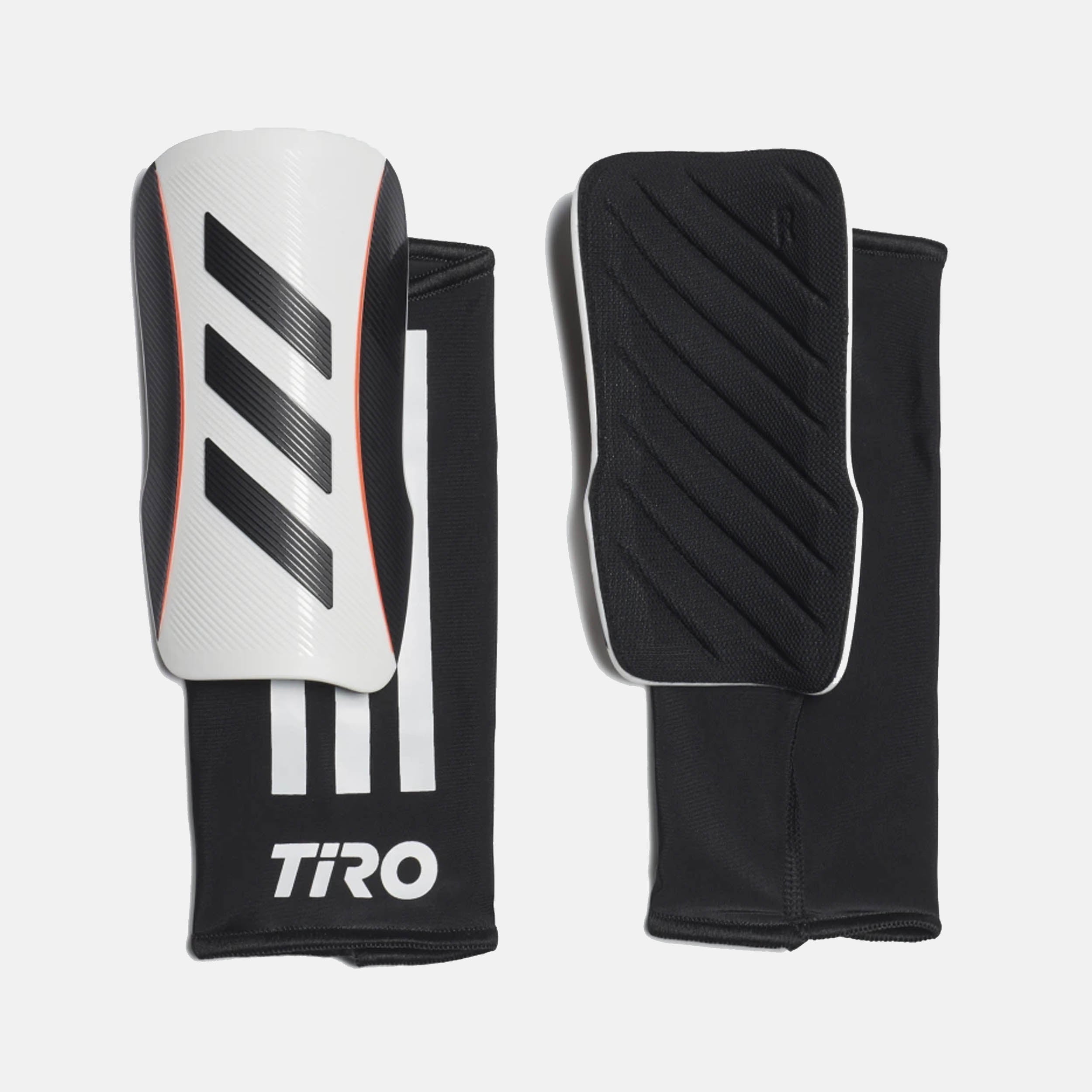 Tiro League Shin Guards, White/Black