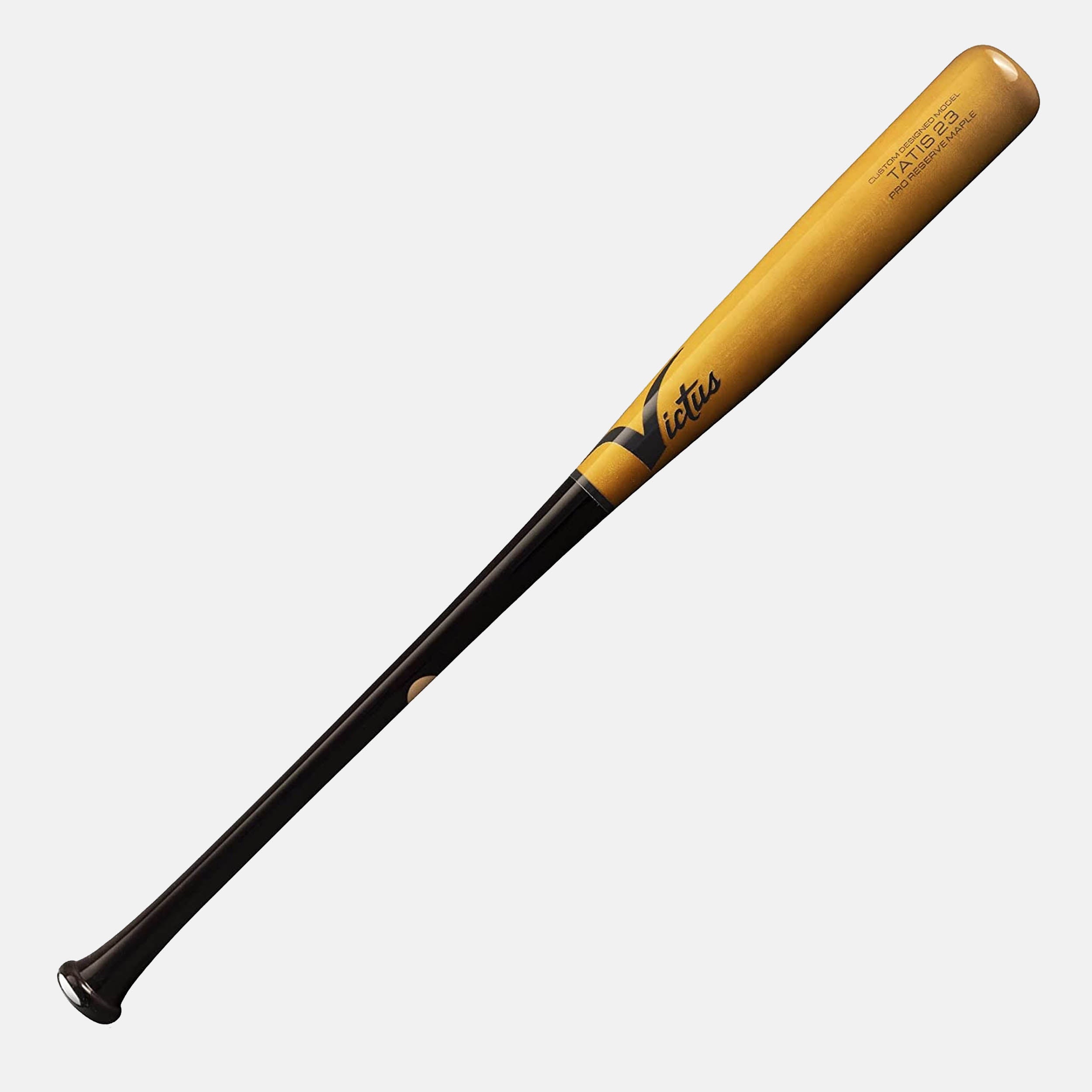 VICTUS TATIS23 PRO Reserve Wood Baseball Bat, Black/Walnut