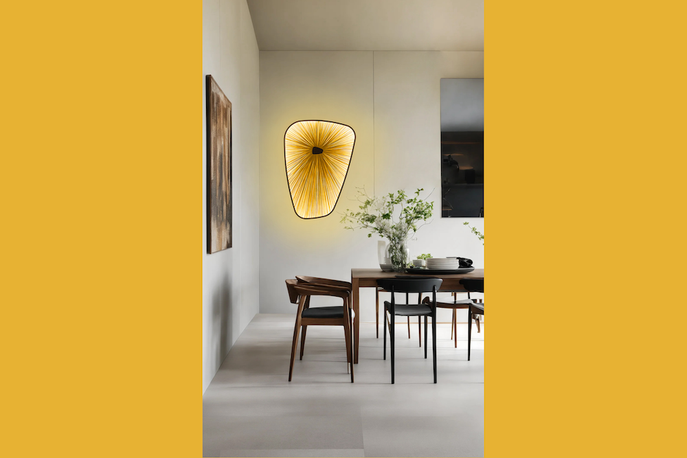 Dining Room with Sea of Galilee Wall Light