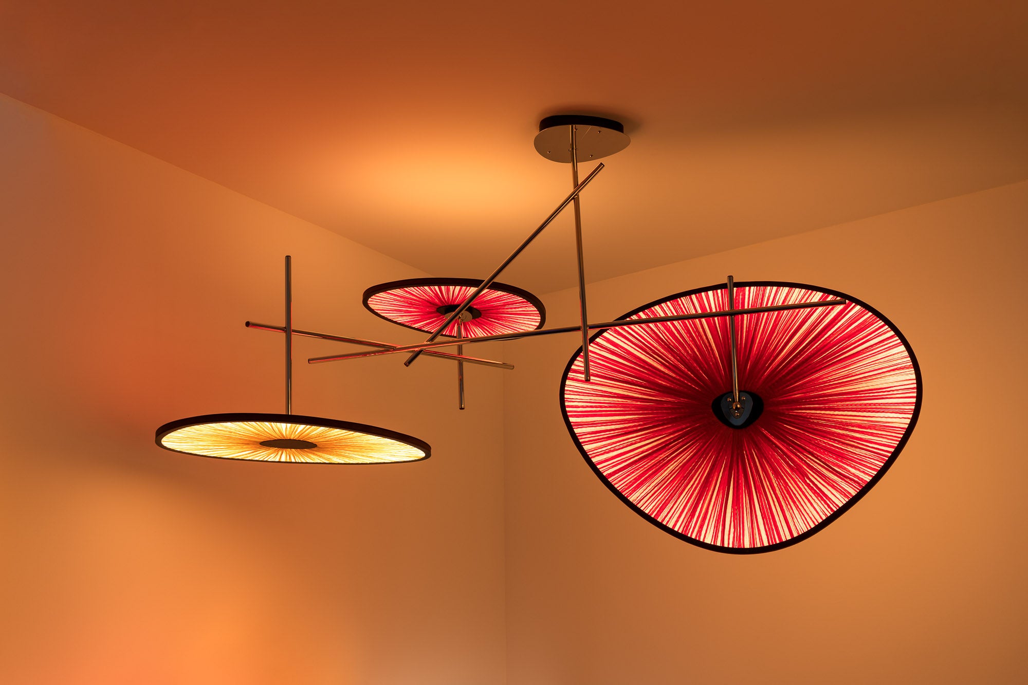 Ceiling Light of Lakes Collection by Albi Serfaty for Aqua Creations
