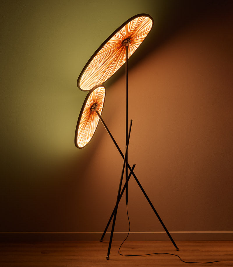 Lake Victoria Floor Lamp by Albi Serfaty for Aqua Creations Studio