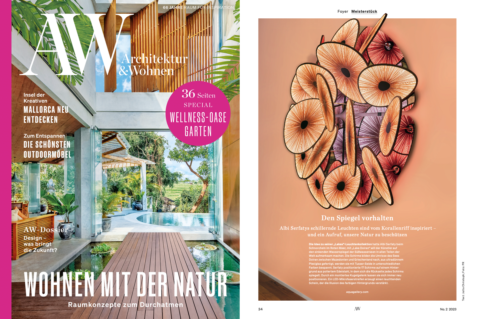 Lotus Lake in Architektur & Wohnen Magazin (Germany)