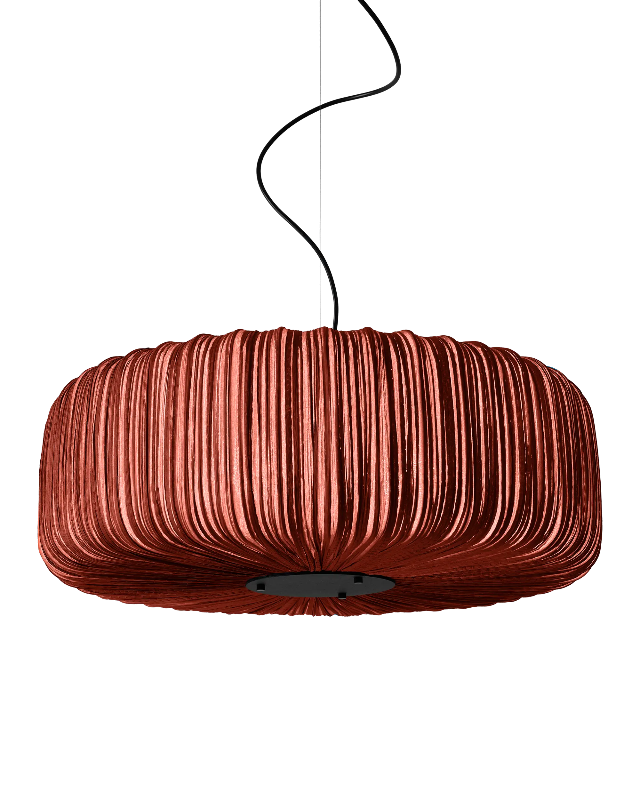 silk pendant lamp