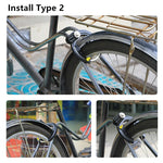 Bike Lock General Bicycle Horseshoe Claws Security Anti-theft Password Locks