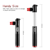CO2 Inflator Hand Pump For Bike Combo Bicycle Pumps Mini Portable Bike Pump Valve Adapter Ball Air Inflator Cycling Bicycle Pump