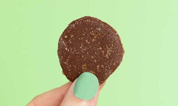 Mint dairy free chocolate buttons.