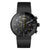 Braun Gents BN0095 Prestige Chronograph Watch - Black Bezel and Black Rubber Strap