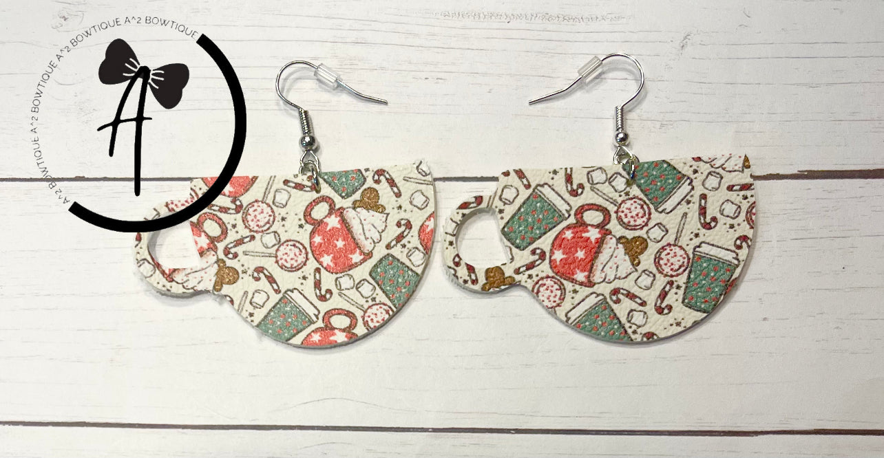 Hot Cocoa Mug Earrings
