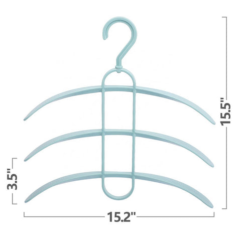 plastic space saving hangers