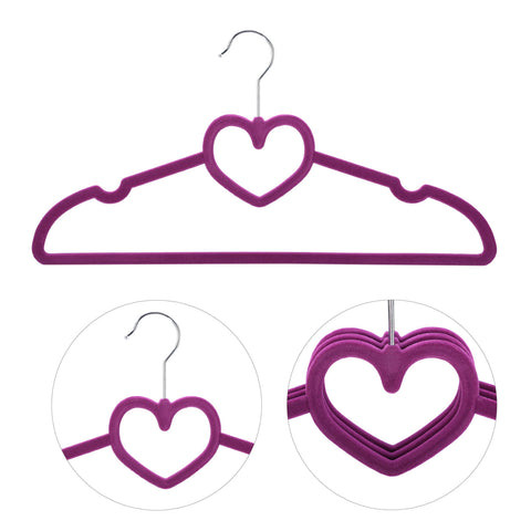 velvet heart hangers