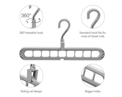 plastic space saving hangers