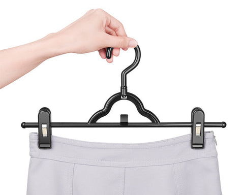 - 14" Plastic Pants Hanger with Clips