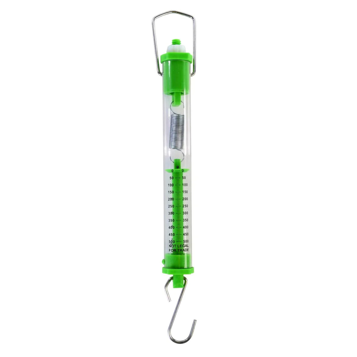  Tubular Spring Scale 500 Grams / 5 Newtons, Color: Green 