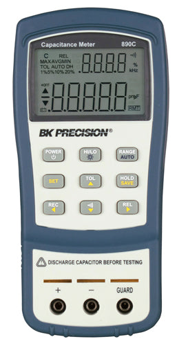  BK Precision Capacitance Meter Dual Display For Value/Deviation - Model 890C 