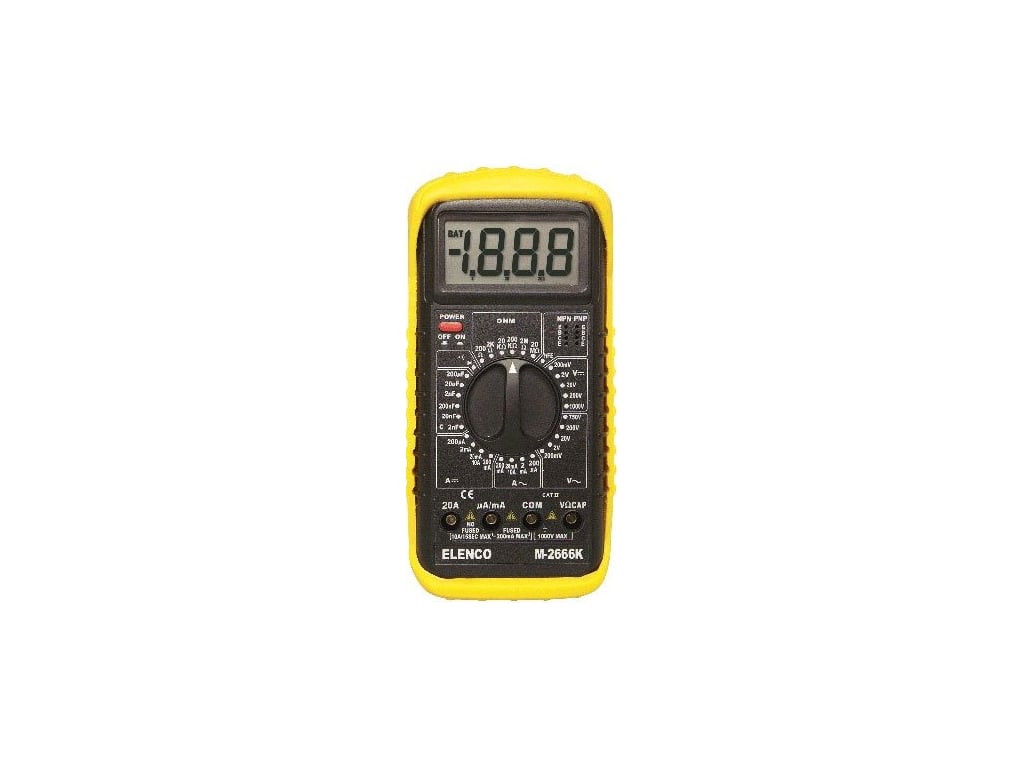 Digital Multimeter with Capacitance / HFE Checker - Soldering – Electronix Express