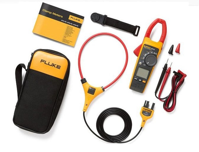  Fluke 376 FC 1000A AC/DC True-rms Wireless Clamp Meter with iFlex 