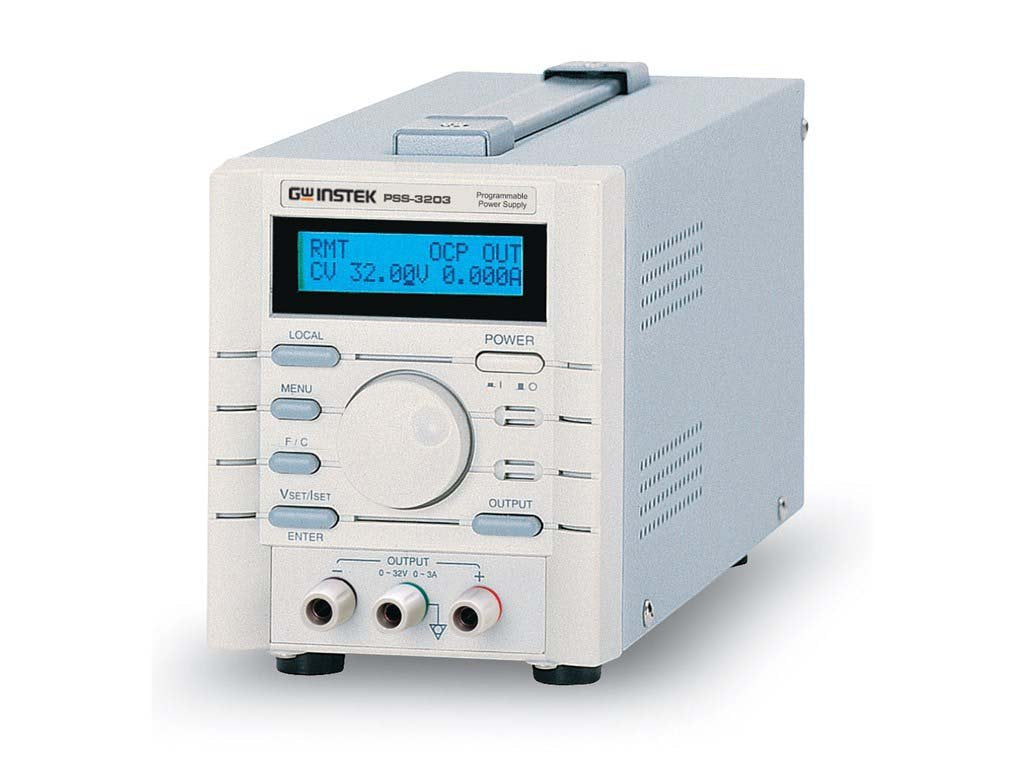  Instek Programmable Switching Power Supply RS232 Interface, 0-32, 0-3A 