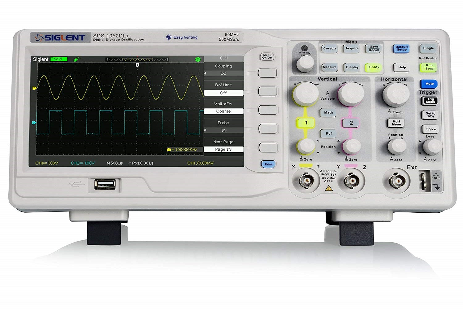  Siglent SDS1052DL+ 50 MHz Digital Storage Oscilloscope 