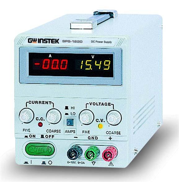  Instek High Current DC Switching Supply 0-18V, 0-20A 