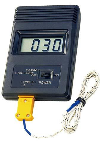  Digital Thermometer with Wire Temperature Probe 