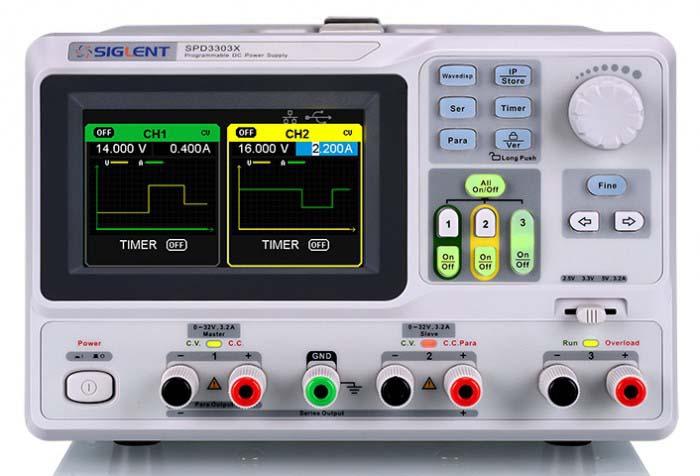  Siglent SPD3303X 1mV/1mA Triple Programmable DC Power Supply 