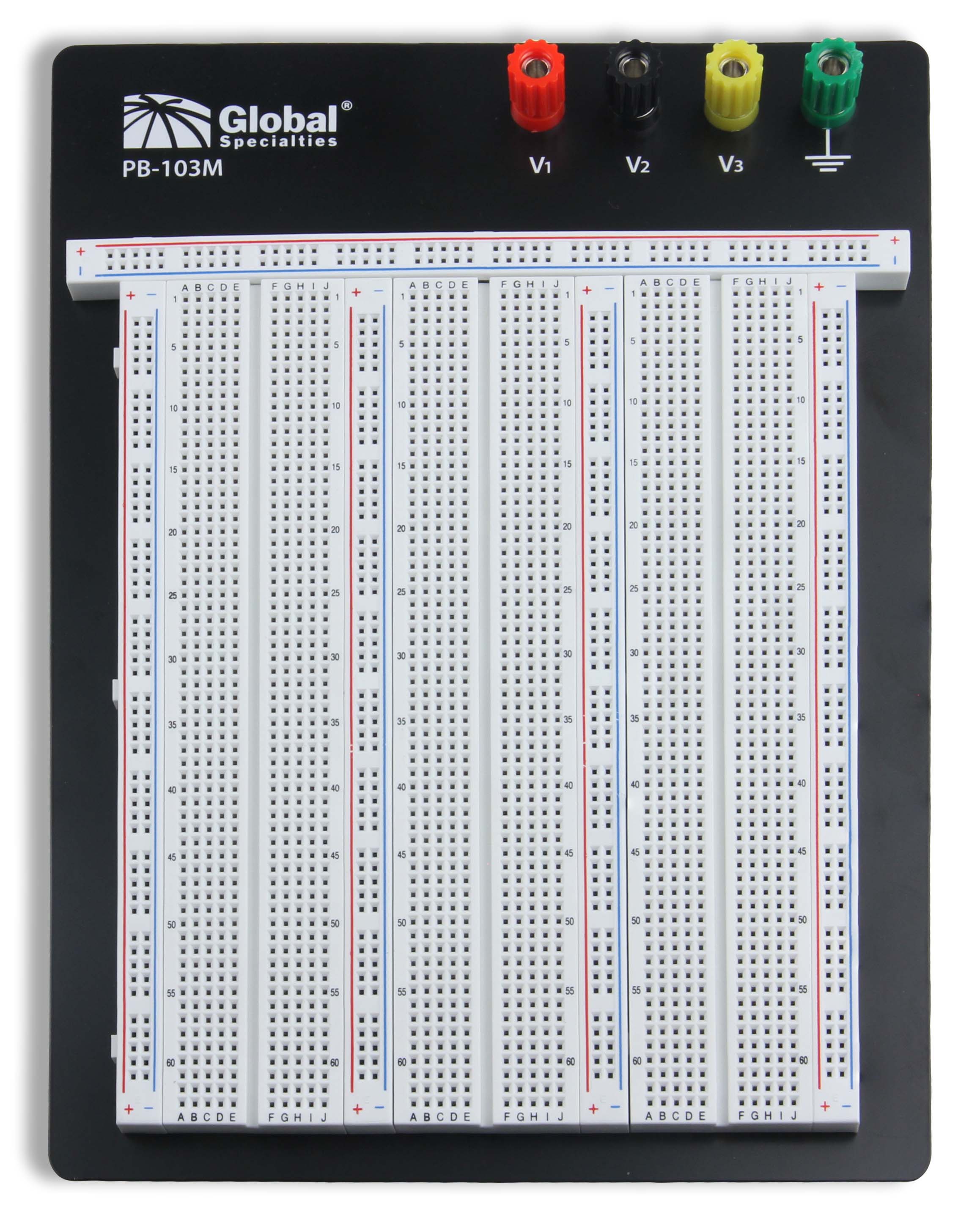  Global Specialties Solderless Proto Board Systems PB-103M 