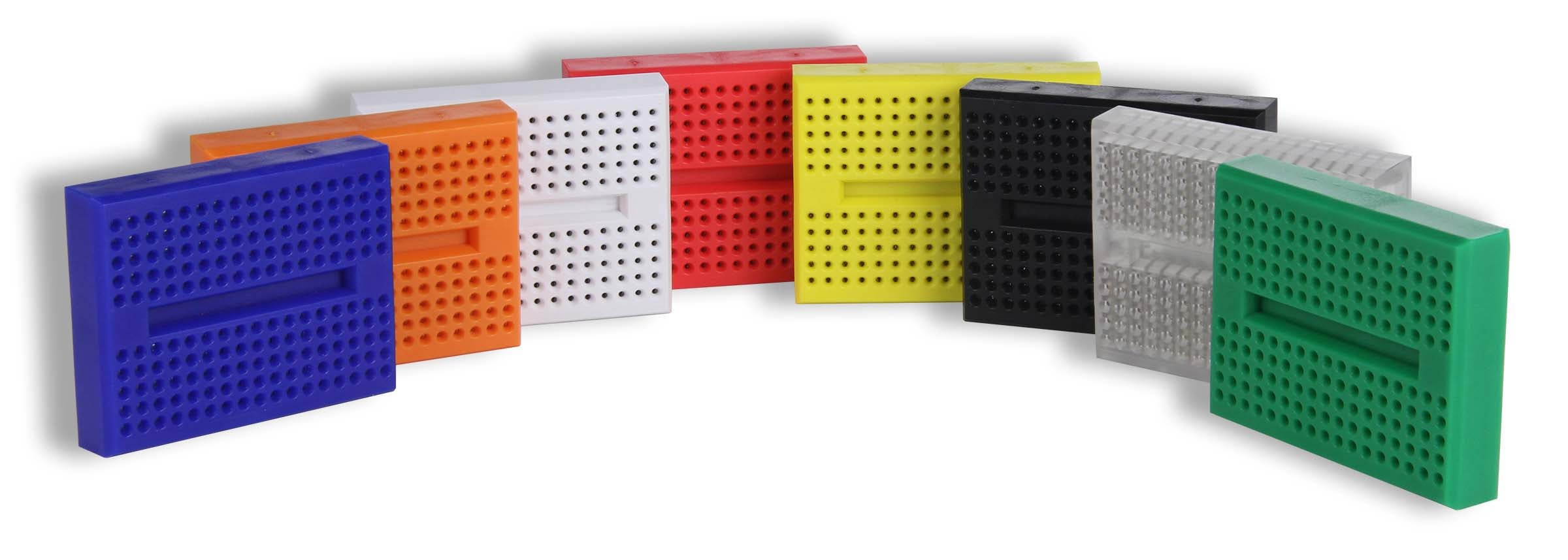  GS-170: Solderless Breadboard, 170 Tie-Points 8 Colors 