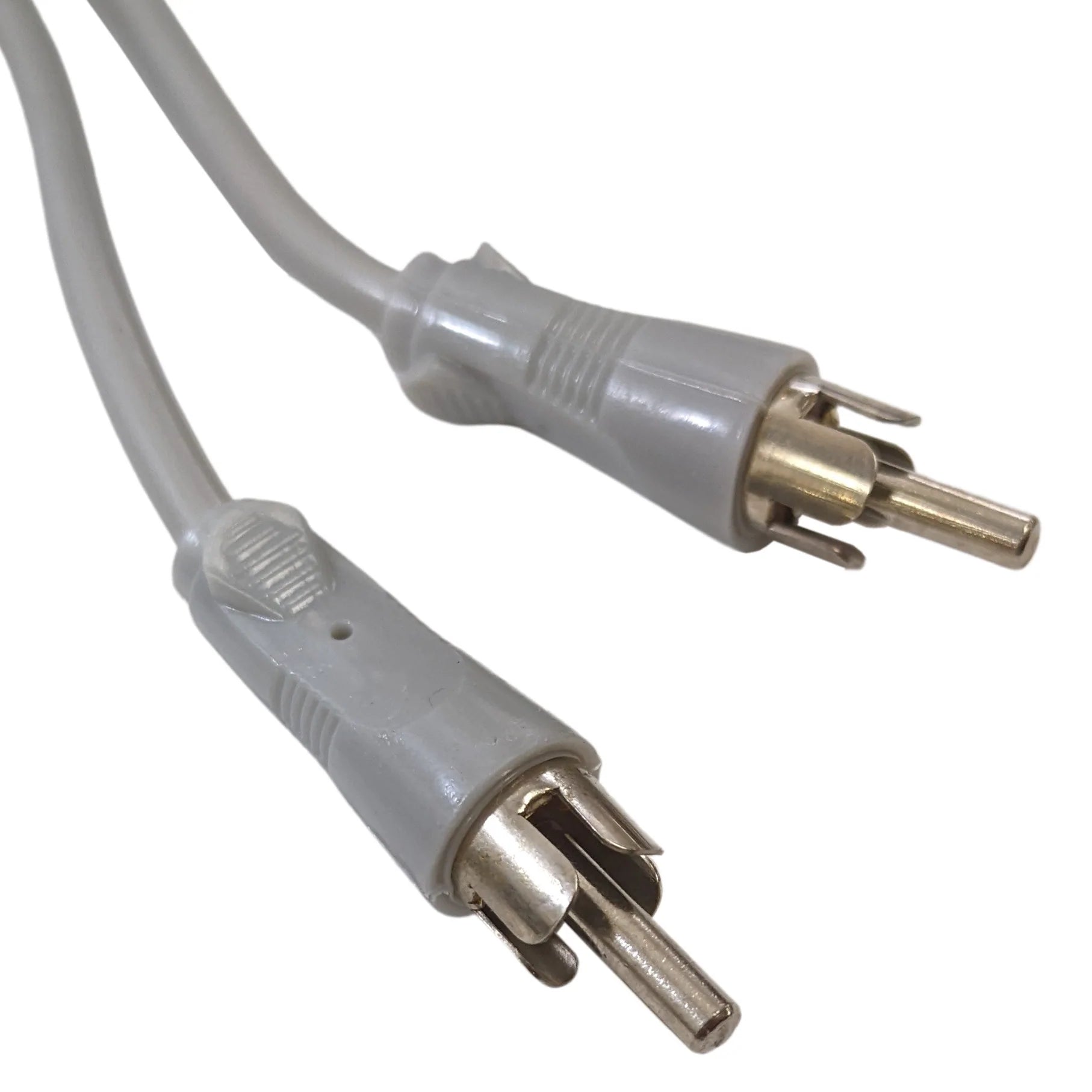  6 Foot RCA Male to RCA Male Phono Cable, Gray 