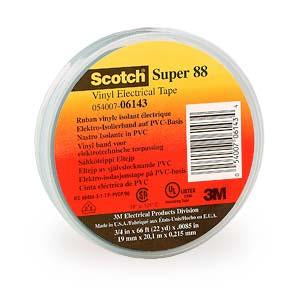  3M Scotch Vinyl Electrical Tape Super 88 