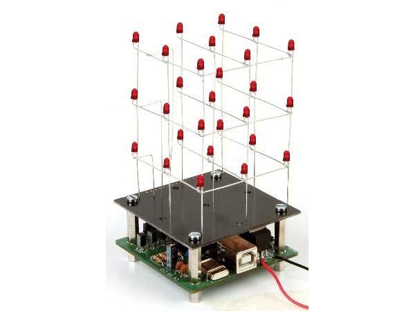 LED Cube 3 x 3 x Shield – Electronix Express