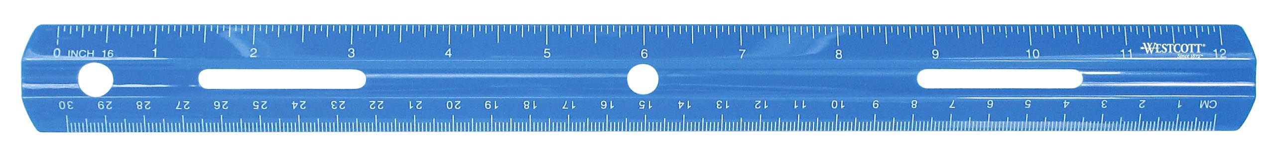  Westcott 12" Translucent Ruler 