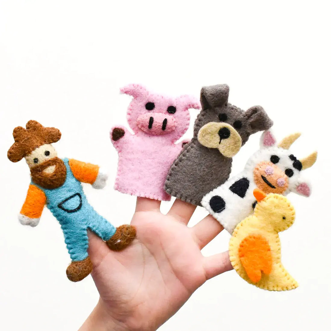 Papoose FInger Puppets - Farm Animals