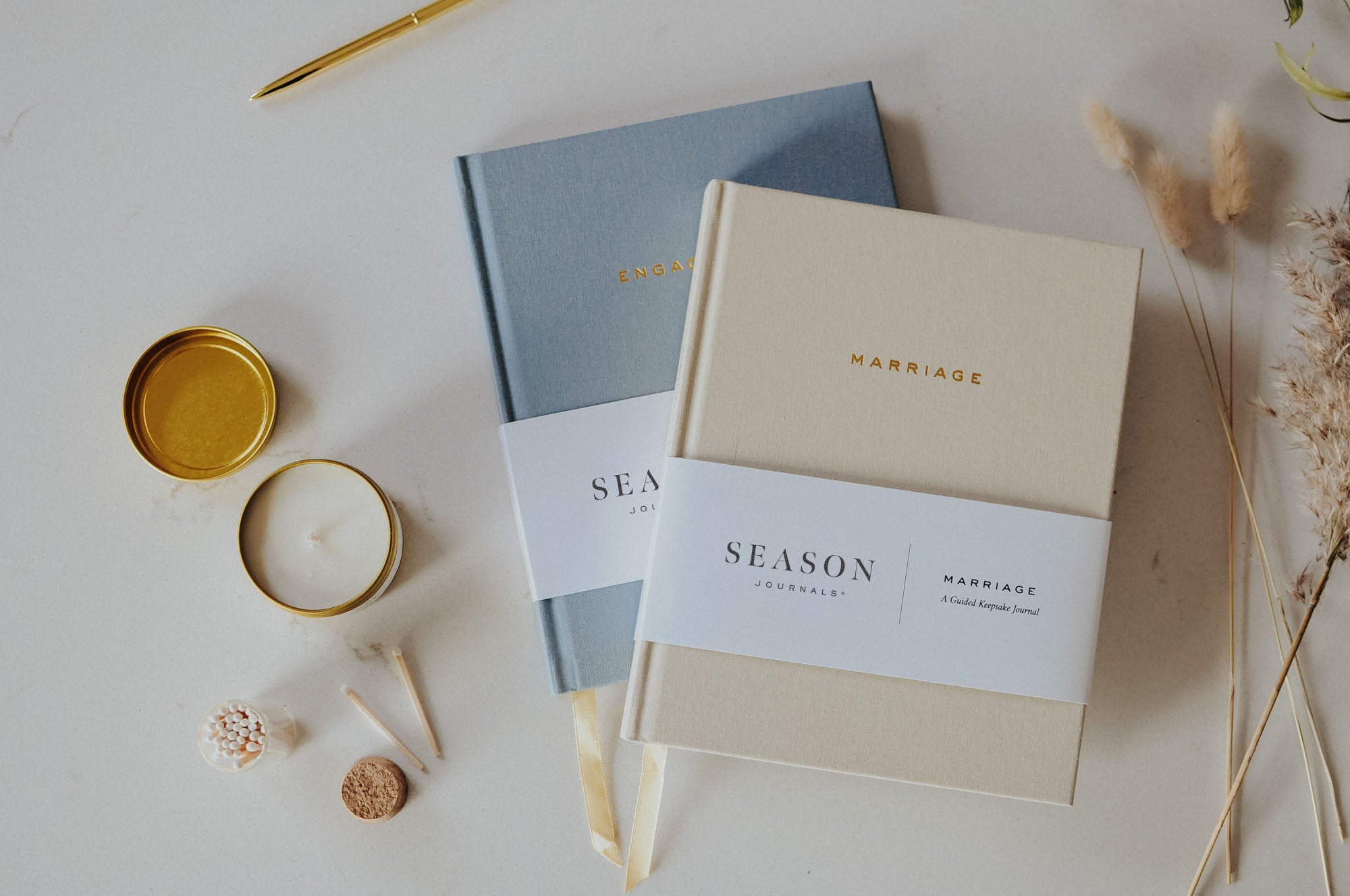 engagement and marriage journals season journals