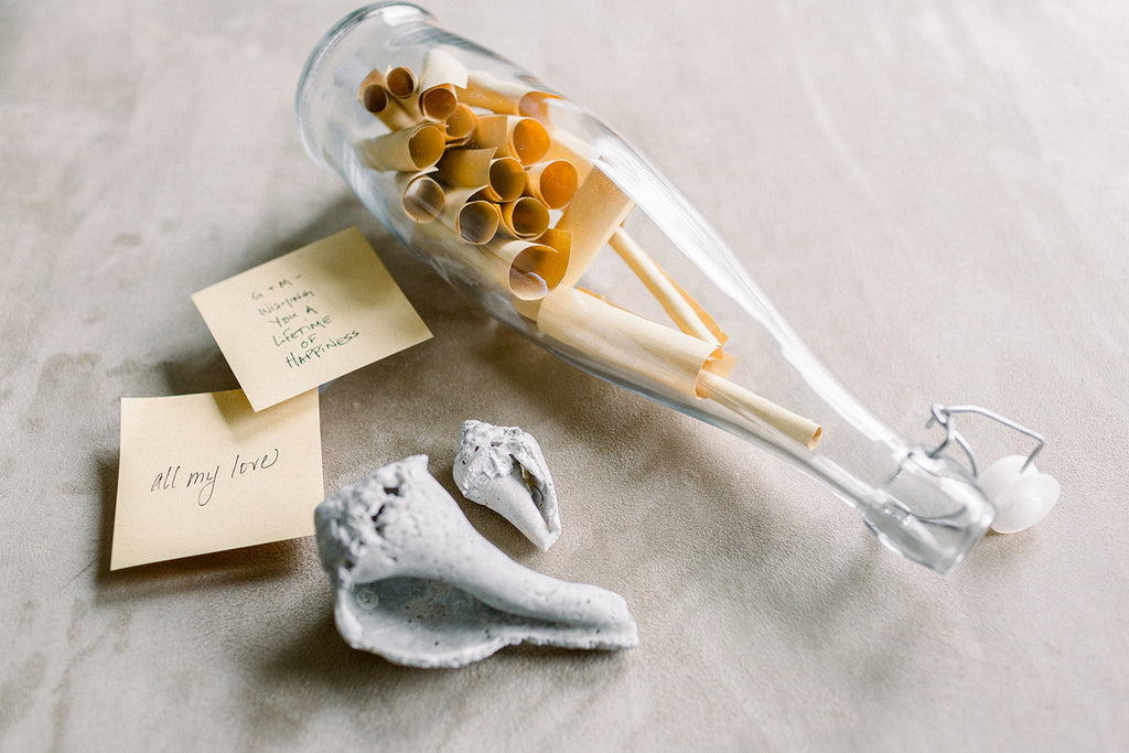 Message in a Bottle Guest Book Idea