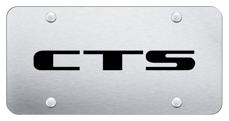 Cadillac CTS License Plate - Laser Etched Brushed - Official Licensed