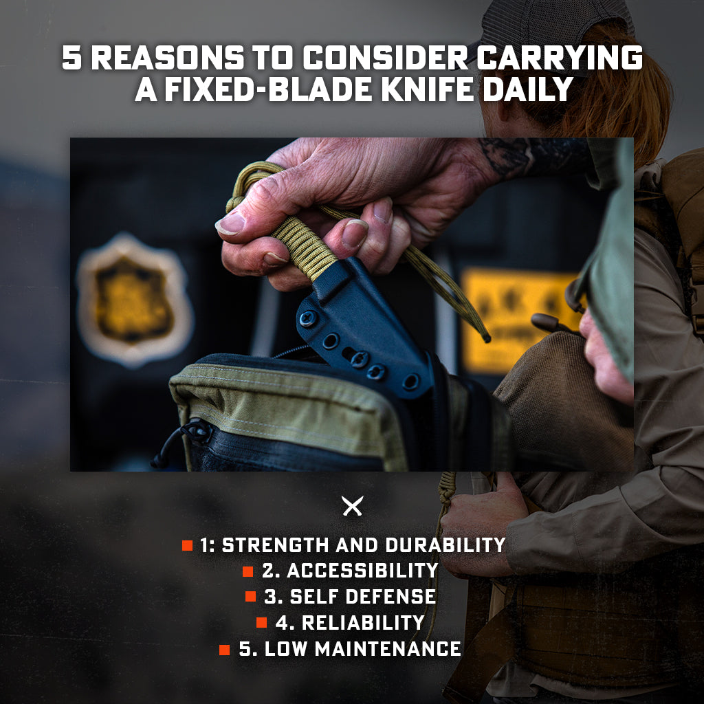 Infographic: 5 Reasons to Consider Carrying a Fixed-Blade Knife Daily